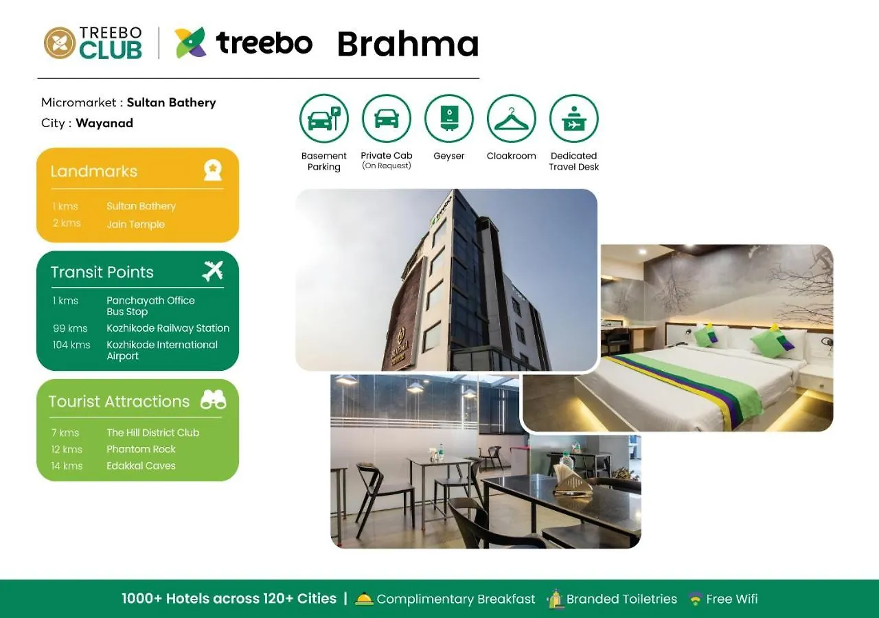 Treebo Brahma, Wayanad Hotel Sultan Bathery 3*,